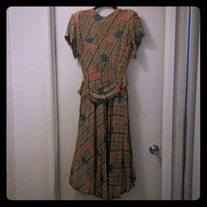 Vintage 40's/80s Silouette midi dress